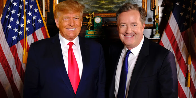 Donald Trump and Piers Morgan