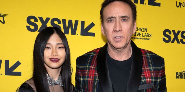 Cage shared the baby girl's name he picked out with wife Riko Shibata.