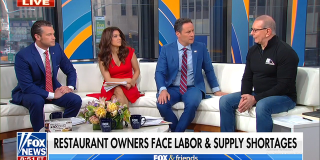 Chef and restaurant makeover expert Robert Irvine told "Fox and Friends" that labor shortages and supply chain disruptions are hurting restaurants after many barely survived the two-year pandemic.