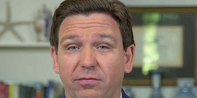 Le gouverneur de Floride Ron DeSantis sur 'Fox &  Amis.'