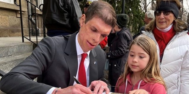 Army veteran and first time Senate candidate Sam Brown is running for the GOP nomination in the swing state of Nevada.