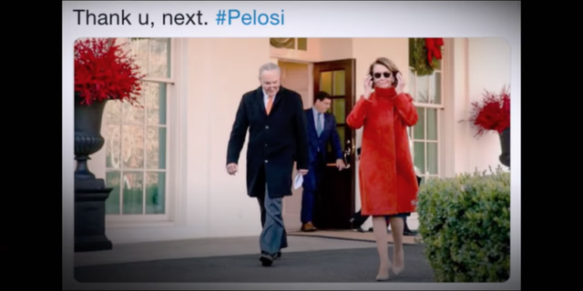 One of the memes the PBS documentary "Pelosi's Power" included in their film.
