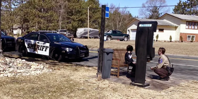 A lost child came across the phone last week and used it to call for help.