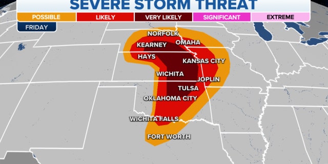 Friday severe storm threat