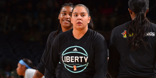 Shoni Schimmel #5 of the New York Liberty is seen during the game against the Atlanta Dream on May 24, 2016 at Madison Square Garden in New York City, New York.