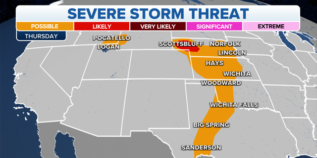 Thursday severe storm threat