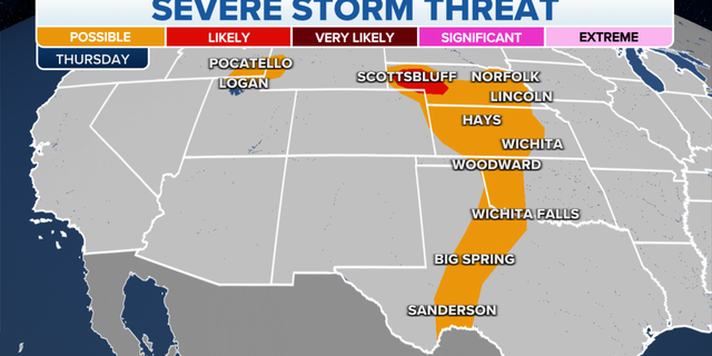 Thursday severe storm threat