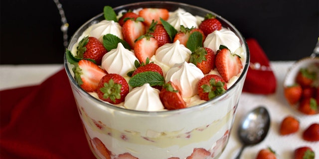 Strawberry Trifle by Lilian Vallezi / Simple Living Recipes