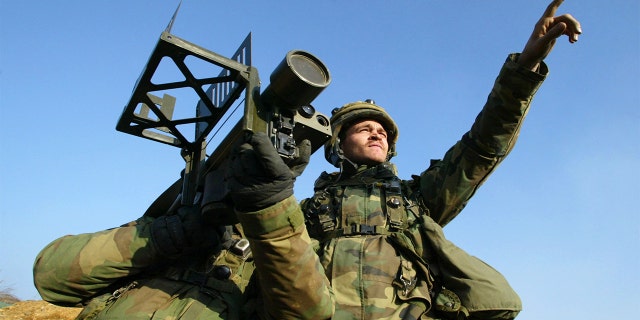 FILE: US soldiers aim a Stinger missile during a military exercise in Yeonchun, South Korea