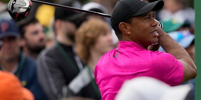 Tiger Woods finishes first round of Masters just a few strokes behind leaders