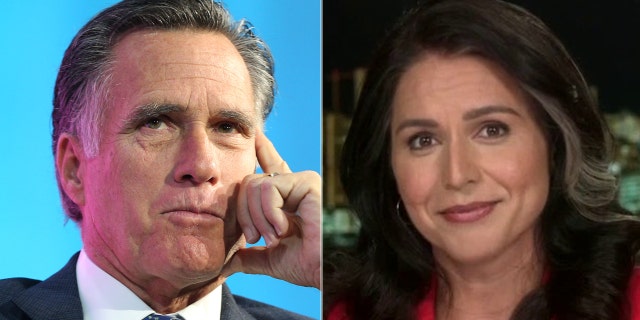 Utah Sen. Mitt Romney and former Hawaii Rep. Tulsi Gabbard