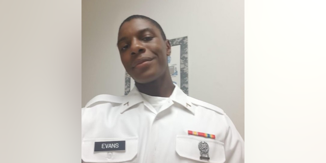The soldier is identified as 22-year-old Bishop E. Evans who was from Arlington, Texas.