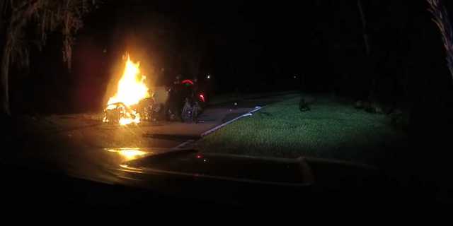 Deputies with the Charlotte County Sheriff's Office arrived to a car crash on the morning of April 2 in the Riverwood community of the county and found a man inside one of the vehicles, which was on fire at the time.