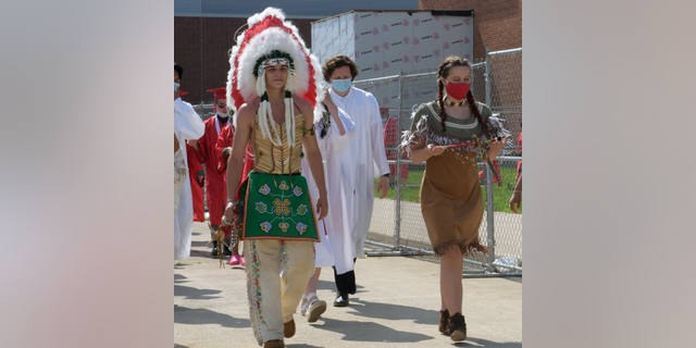 Anderson School Corporation made the decision to review the mascot after someone posted a video to TikTok of a high school basketball game ritual where two students dress up as an Indian chief and maiden, doing a ceremony performance with a pipe and dance, according to Fox 59.