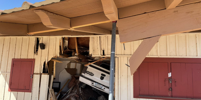 A vehicle crashed into a building in Phoenix on Wednesday morning, leaving the driver with injuries that are considered non-life threatening.