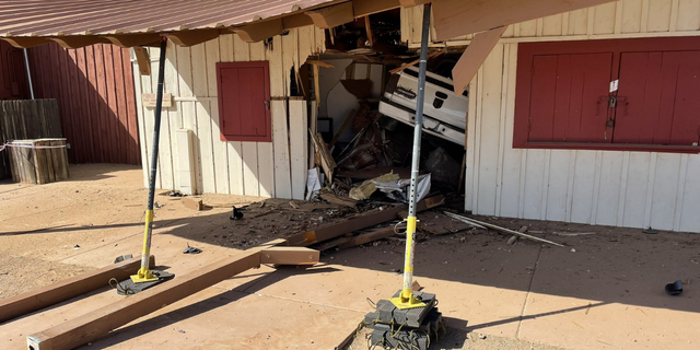 A vehicle crashed into a building in Phoenix on Wednesday morning, leaving the driver with injuries that are considered non-life threatening.