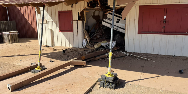 A vehicle crashed into a building in Phoenix on Wednesday morning, leaving the driver with injuries that are considered non-life threatening.