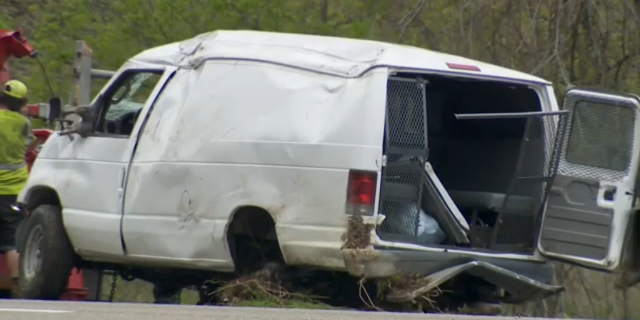 A Tennessee jail transportation van carrying six inmates was involved in an accident on Wednesday, according to officials.