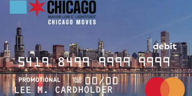 The mayor's name will be displayed on the proposed design of the prepaid Mastercard.