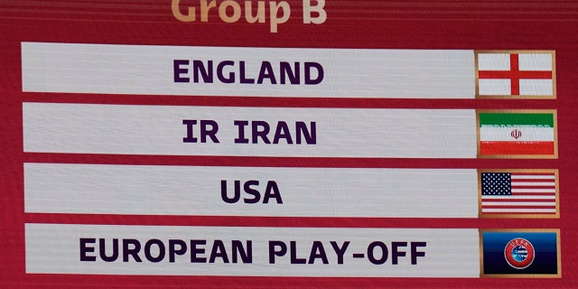 The 2022 Football World Cup draw, which took place at the Doha Exhibition and Convention Center in Doha, Qatar on Friday 1 April 2022, listed the World Cup Group B teams, England, Iran, USA and the European qualifiers. increase.