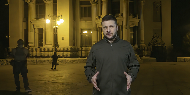 Zelenskyy demotes 2 Ukrainian generals, calls them 'traitors' Ukrainian President Volodymyr Zelenskyy speaks from Kyiv, Ukraine, on Thursday night.