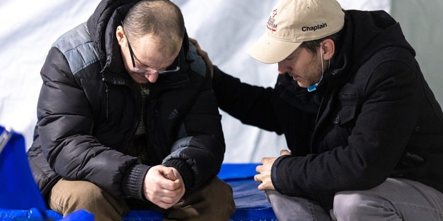 Ukrainians who have lost everything — everything but their faith, that is — are tended to by chaplains with the Billy Graham Evangelistic Association. 