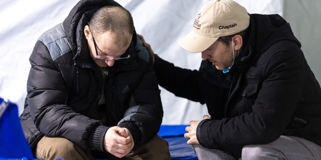 Ukrainians who have lost everything — everything but their faith, that is — are tended to by chaplains with the Billy Graham Evangelistic Association.
