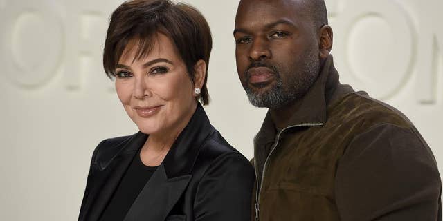 Kris Jenner, left, and Corey Gamble appear at the Tom Ford show during NYFW Fall/Winter 2020 Feb. 7, 2020, in Los Angeles