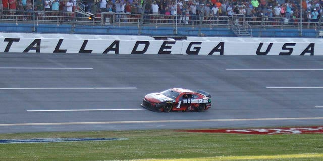 Chastain picked up his second win at Talladega in the same car used in Austin.