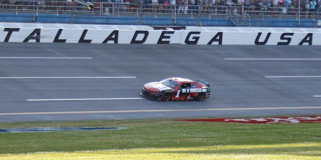 Chastain picked up his second win at Talladega in the same car used in Austin.