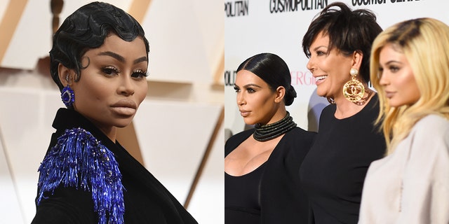 Blac Chyna kaltina Kim ir Khloe Kardashian bei Kris ir Kylie Jenner sugriovus jos realybės televizijos karjerą.