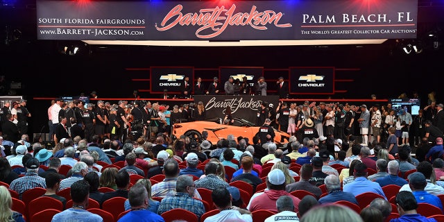 The first 2023 Chevrolet Corvette Z06 convertible was auctioned at the Barrett-Jackson Palm Beach event for $1 million.