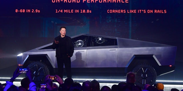 The original Cybertruck prototype had pop-out handles.