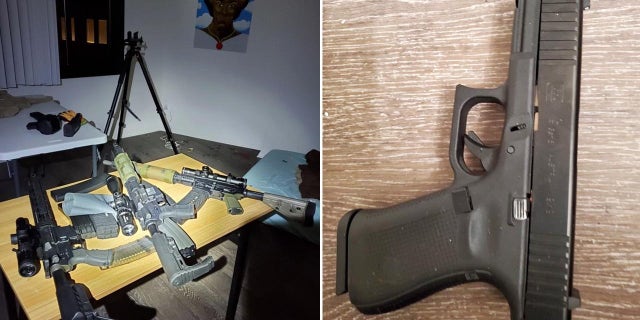 DC Metro Police released photos showing weapon's found in the apartment where suspected gunman Raymond Spencer was found deceased. 