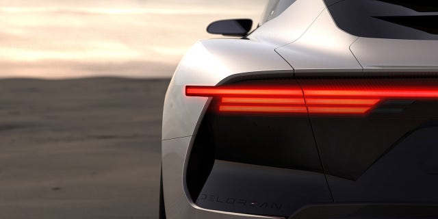 The new DeLorean will have a more curvaceous body than the one it is based on.