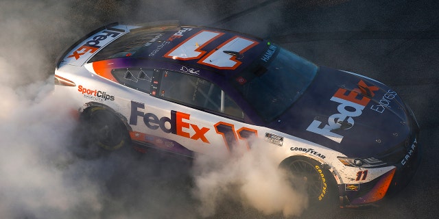 The win was Hamlin's first of the 2022 season.