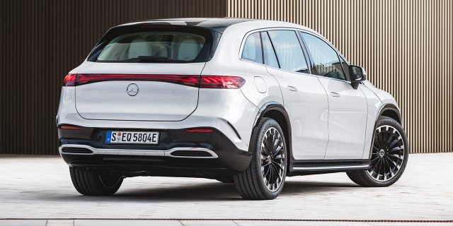 The 2023 EQS SUV has three rows of seating an a range of over 300 miles per charge.