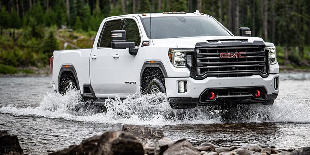 The GMC Sierra 2500 is available with an off-road AT4 trim.