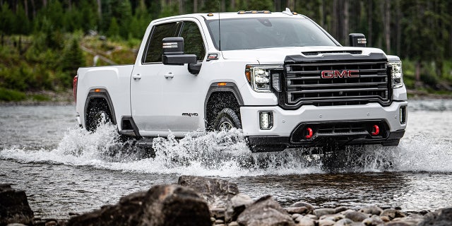 The GMC Sierra 2500 is available with an off-road AT4 trim.