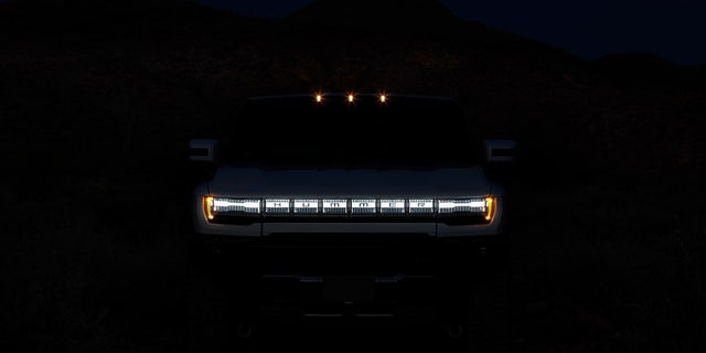 The GMC Hummer EV is so wide that it requires oversize vehicle lighting.