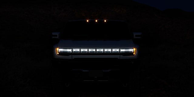 The GMC Hummer EV is so wide that it requires oversize vehicle lighting.