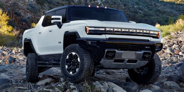 The GMC Hummer EV weighs more than 9,000 pounds.