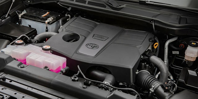 A 3.5-liter turbocharged V6 is available with or without hybrid assist.