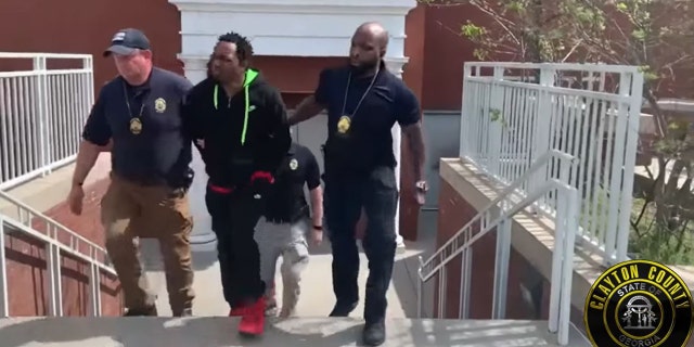 Jaswan Burroughs, a convicted felon, was arrested Sunday in connection to the murder in Riverdale, Georgia, police said.