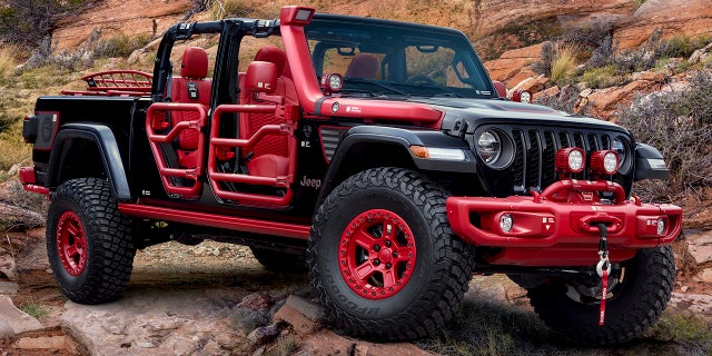 The Jeep D-Coder concept is a showcase for Jeep Performance Parts.