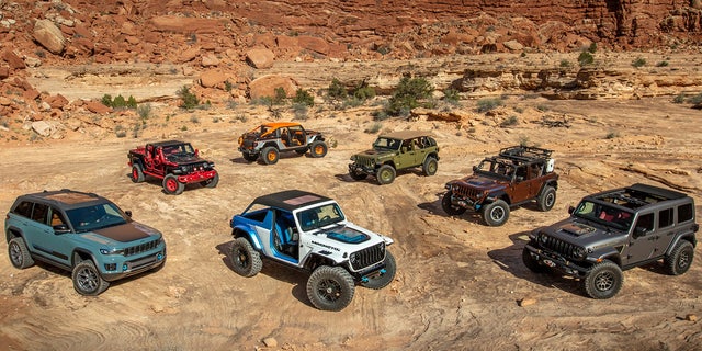 Jeep apporte sept concepts et coutumes au Easter Jeep Safari 2022 à Moab, dans l'Utah.
