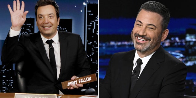 Jimmy Kimmel, Jimmy Fallon trade internet hosting gigs in late-night time April Fools’ joke Jimmy Kimmel, Jimmy Fallon trade internet hosting gigs in late-night time April Fools’ joke