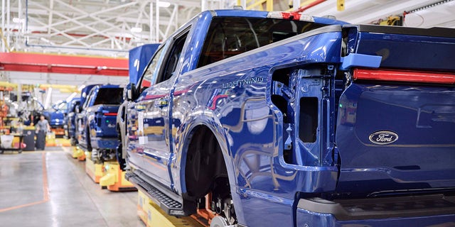 Bodies for the F-150 Lightning are built at the same stamping plant as the conventional versions of the F-Series.