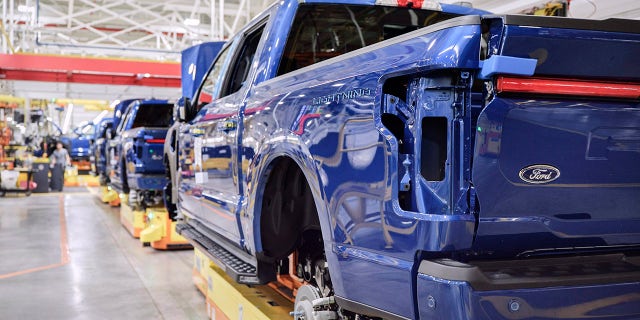 Bodies for the F-150 Lightning are built at the same stamping plant as the conventional versions of the F-Series.