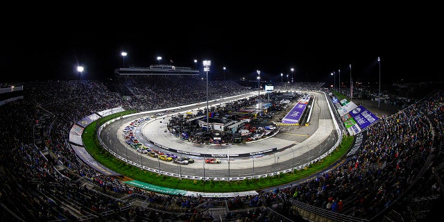 The spring Martinsville race was shortened from 500 to 400 laps to accommodate the night time start.